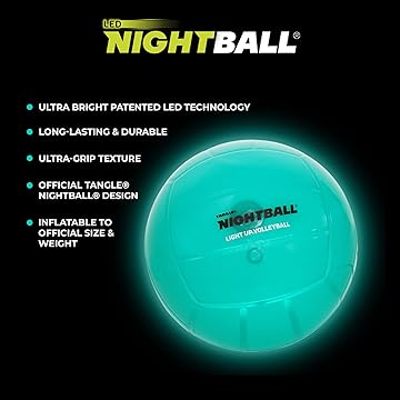 Night Ball Volleyball Teal
