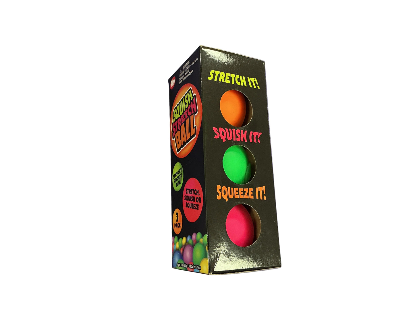 TS - 4" SQUISH STRETCH GUMMY BALL (12PC/UNIT)