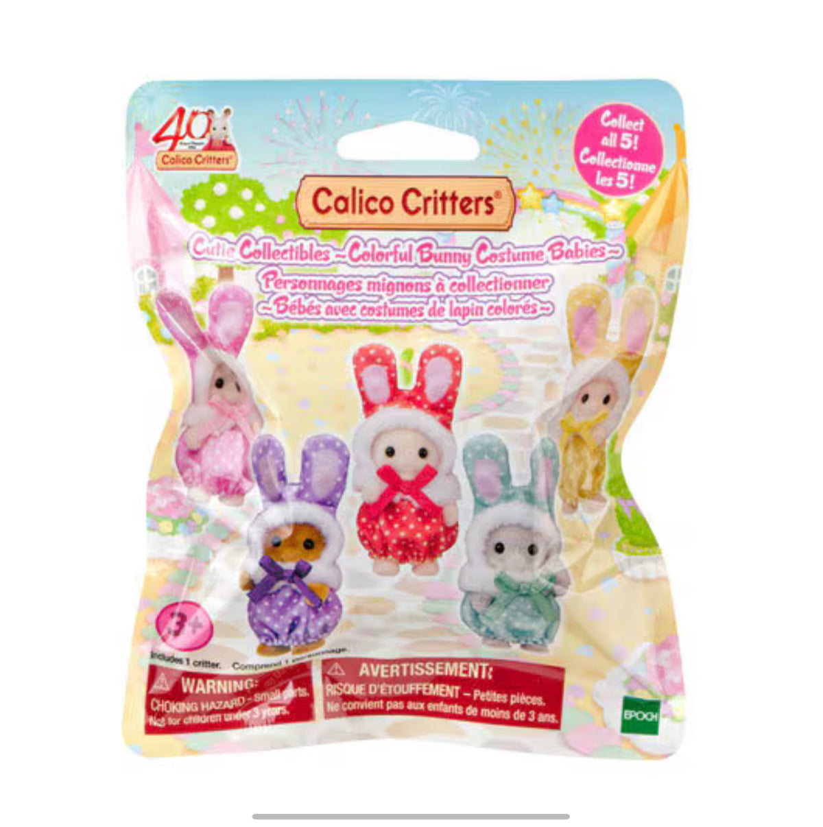 Cutie Collectibles - Colorful Bunny Costume Babies