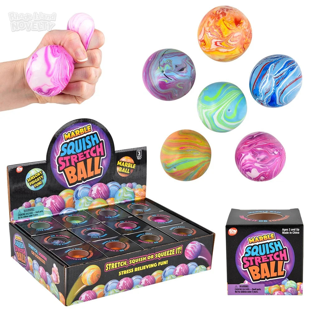 Squish and Stretch Marbleized Gummy Ball