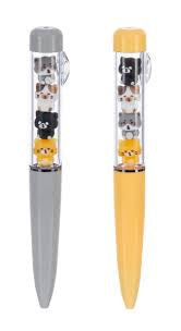 Cat Floating Charm Pens in Canister