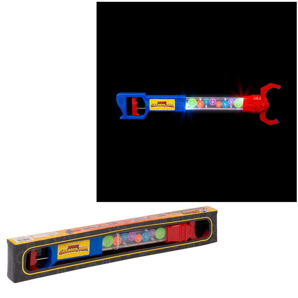 18" LIGHT-UP ROBOT ARM GEAR GRABBER