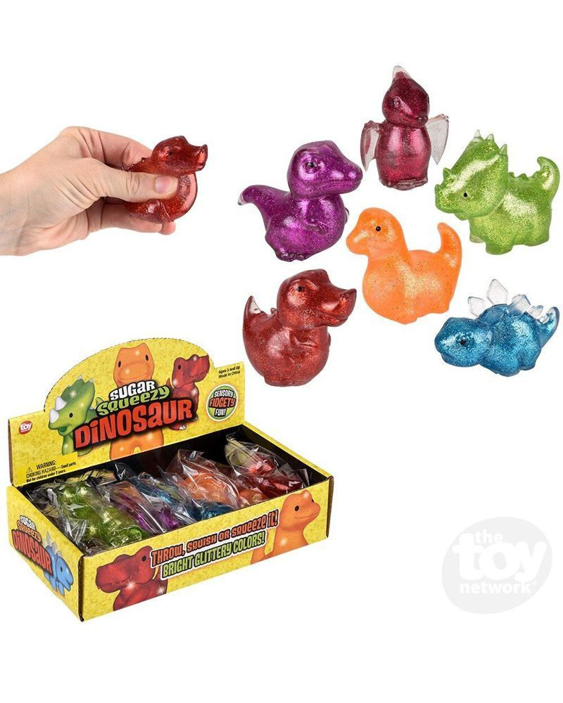2"-2.5" SQUEEZY SUGAR DINOSAURS (12PCS/DISPLAY)