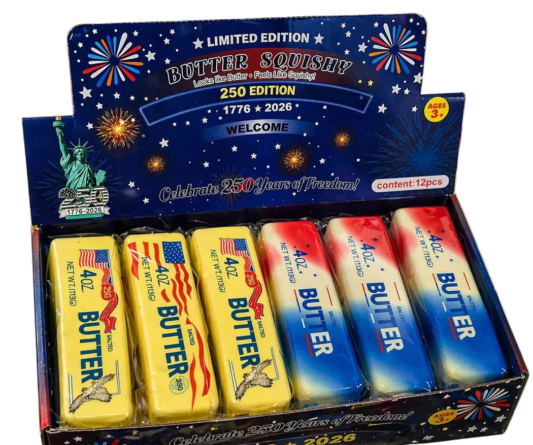 250th America Butter Squishy Toy