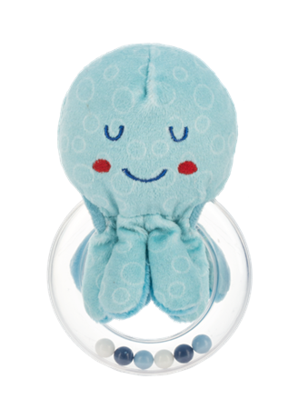 5" OCTOPUS RING RATTLE