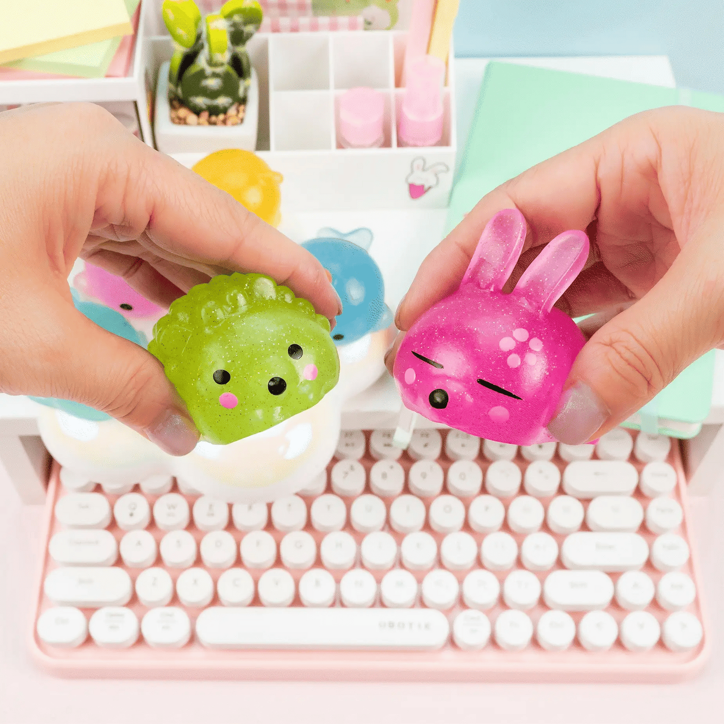Jumbo Glitter Mochi Sensory