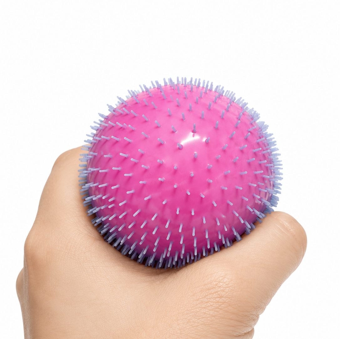 Fuzz Ball Stress Toy – Tofu Soft Velvet Squeeze MSND17