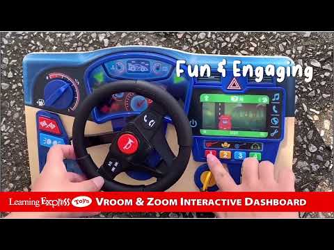 Vroom Zoom Wood Dashboard
