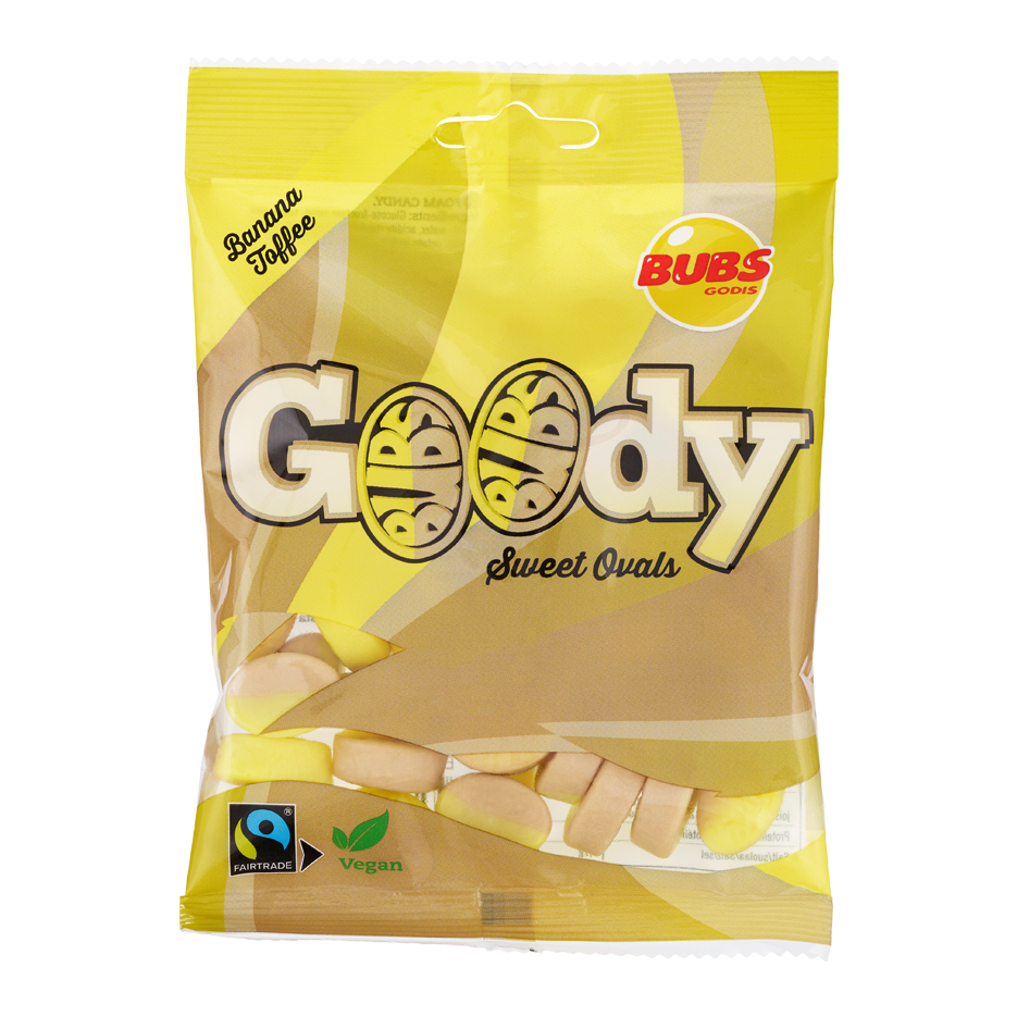 Bubs Godis Banana Toffee