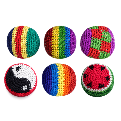 Extreme Kick Pouch – Retro  & Hand-Knitted Footbag