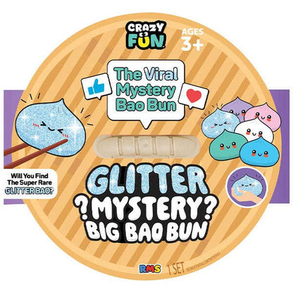 Crazy Fun Official Big Mystery 7" Bao Bun – Rare Glitter
