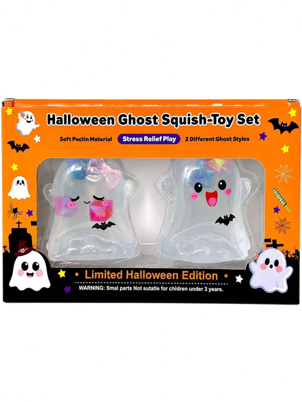 SQUISHY GHOST COUPLE  SET VASELINE JLL