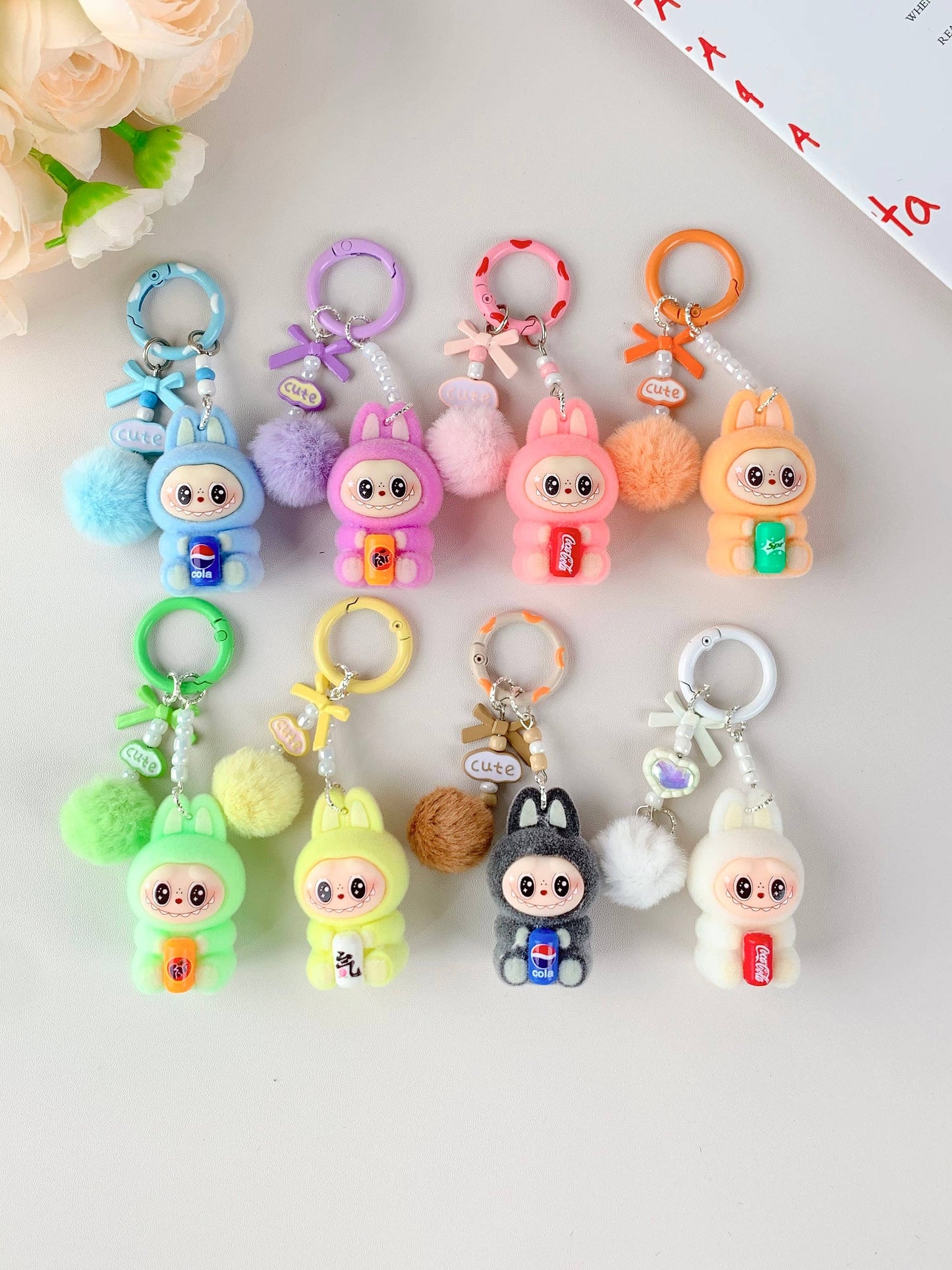 Labu Hot-Selling Cute Keychain for Girls,Car Key Accessory