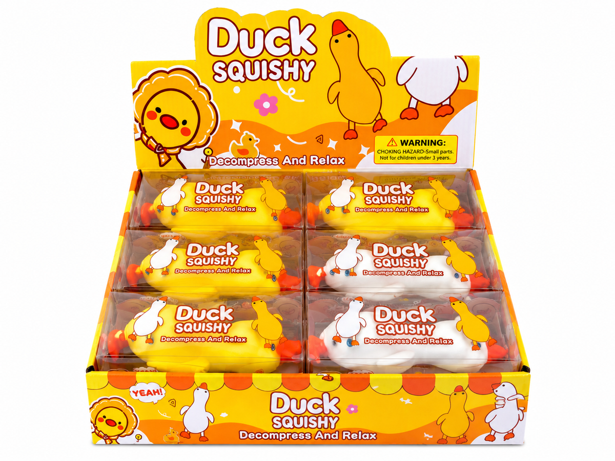 4” Crunchy Duck Squishy MSS39