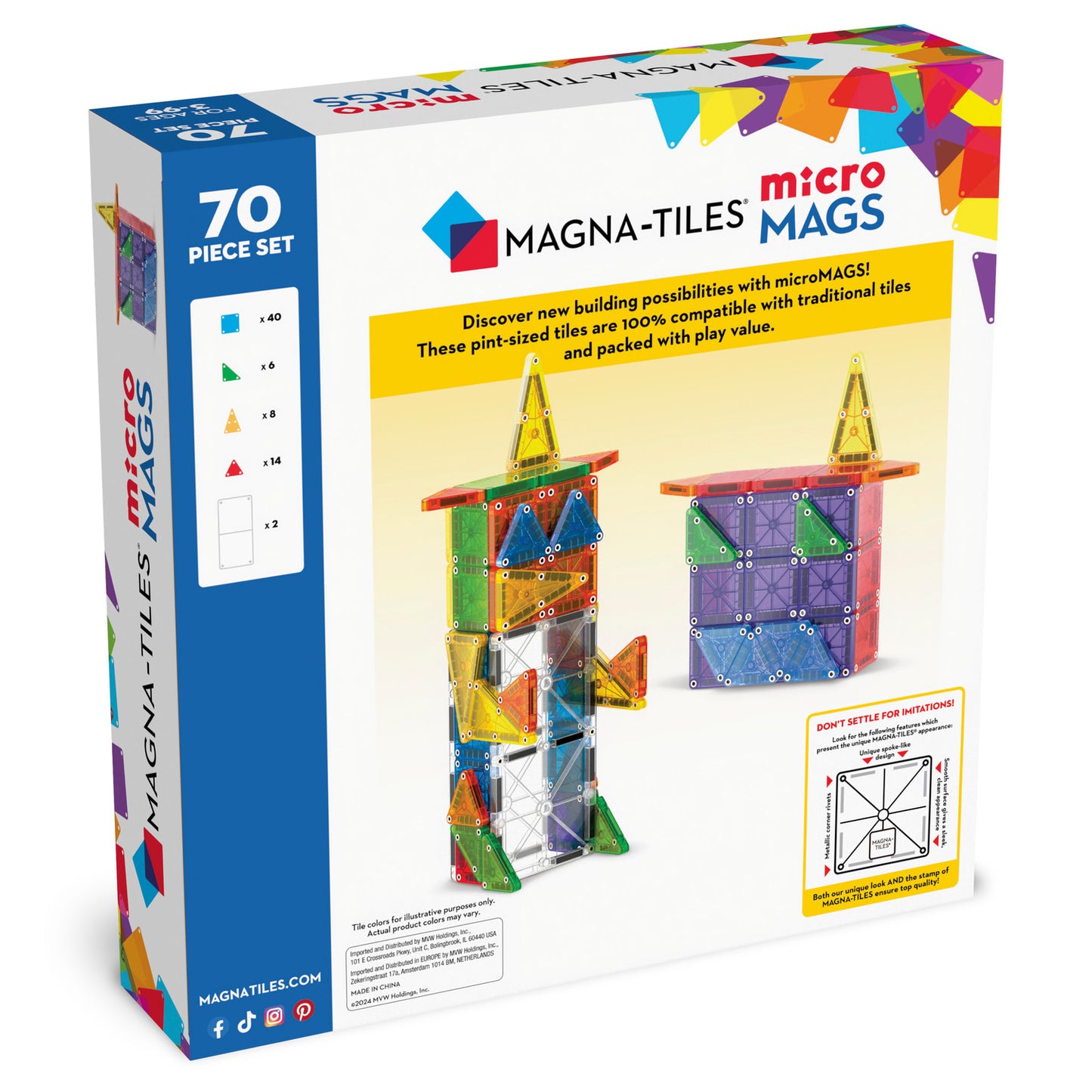 microMAGS 70-Piece Deluxe Set