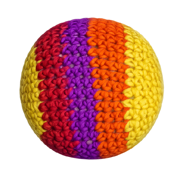 Extreme Kick Pouch – Retro  & Hand-Knitted Footbag