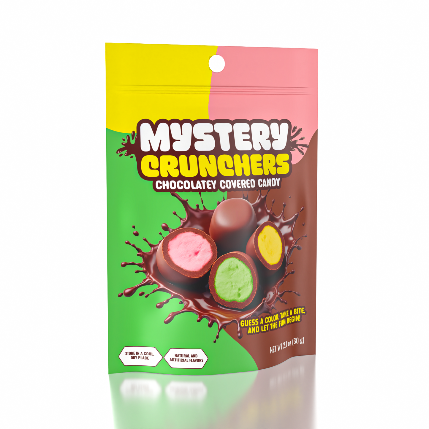 Mystery Crunchers Color Reveal Viral Chocolate Bites 2oz🇺🇸