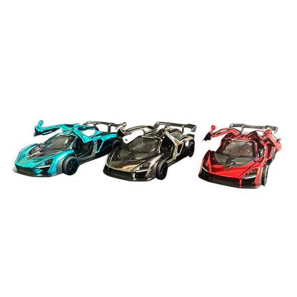 6" Metallic McLaren Die-Cast Car – 12pc Display MSMCLN2