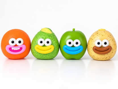 Crunchy Smiley Fruit Squishies MSS35