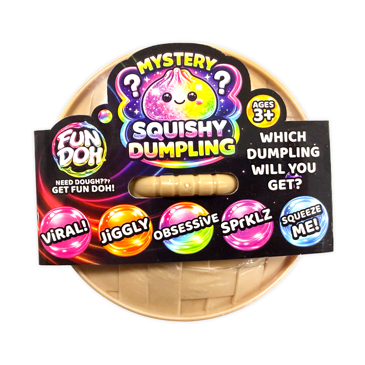 Fun Doh Mystery Dumpling Squishies | 12-Piece Retail Display