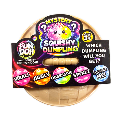 Fun Doh Mystery Dumpling Squishies | 12-Piece Retail Display