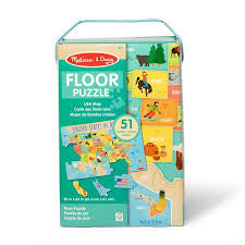 USA Map Floor Puzzle