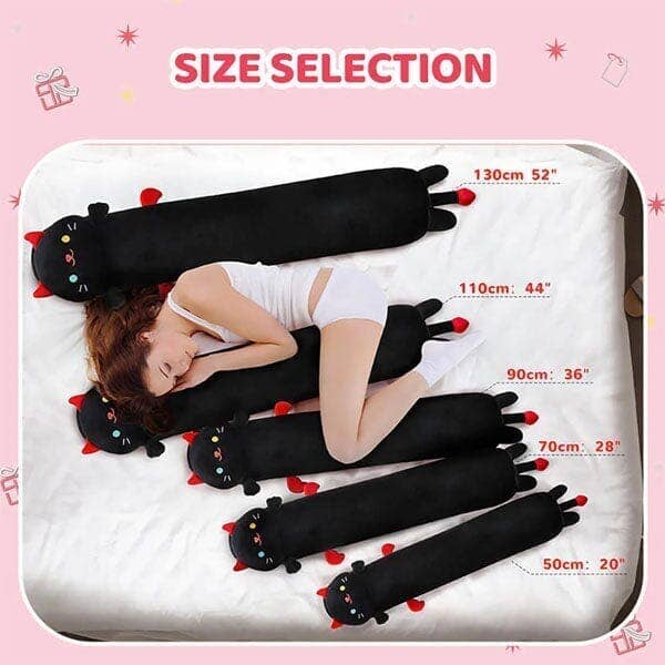 Long Animal Plush Toy 3ft Body Pillow - Axolot
