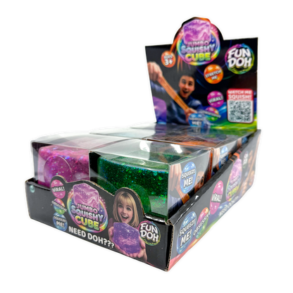 Fun Doh JUMBO Squishy Cube | Viral Assortment - 6/Display