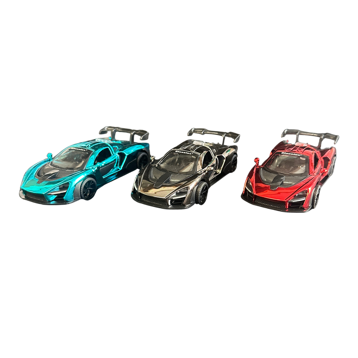 6" Metallic McLaren Die-Cast Car – 12pc Display MSMCLN2