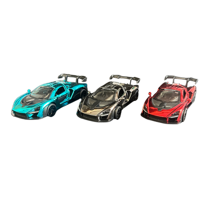 6" Metallic McLaren Die-Cast Car – 12pc Display MSMCLN2