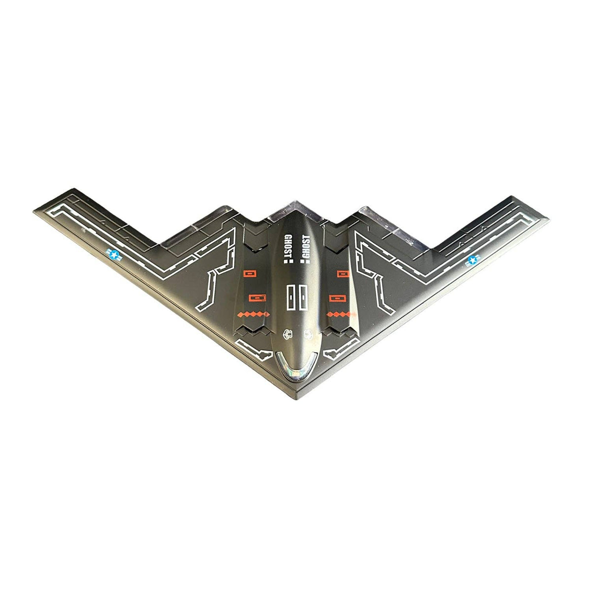 11” Die-Cast B-2 Bomber Stealth Plane – Light and Sound w/ Counter Display (6pc) MSBMBR