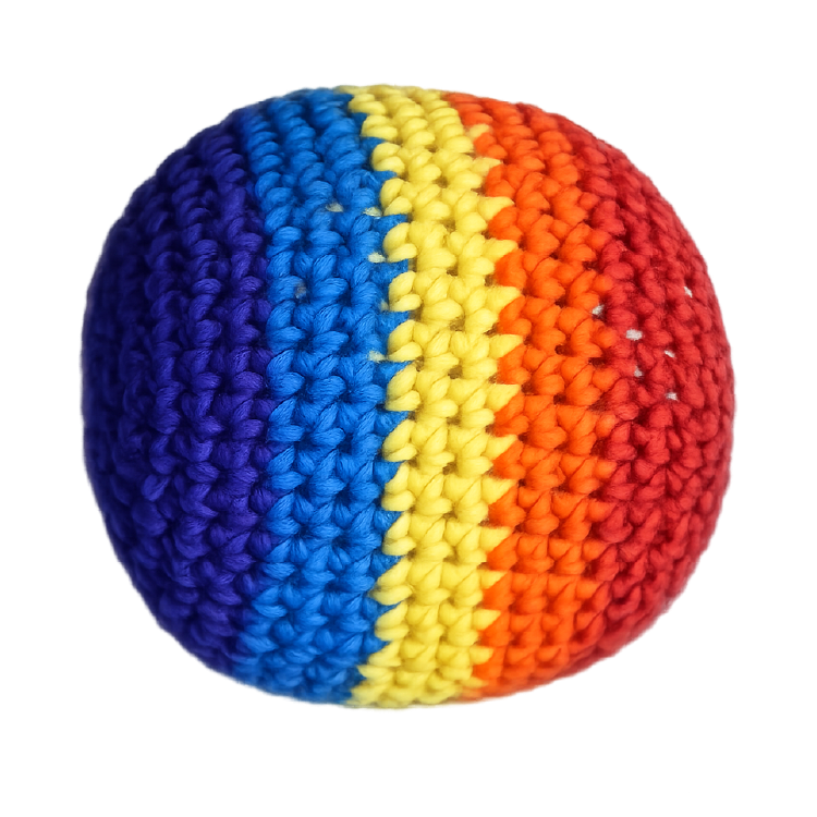 Extreme Kick Pouch – Retro  & Hand-Knitted Footbag