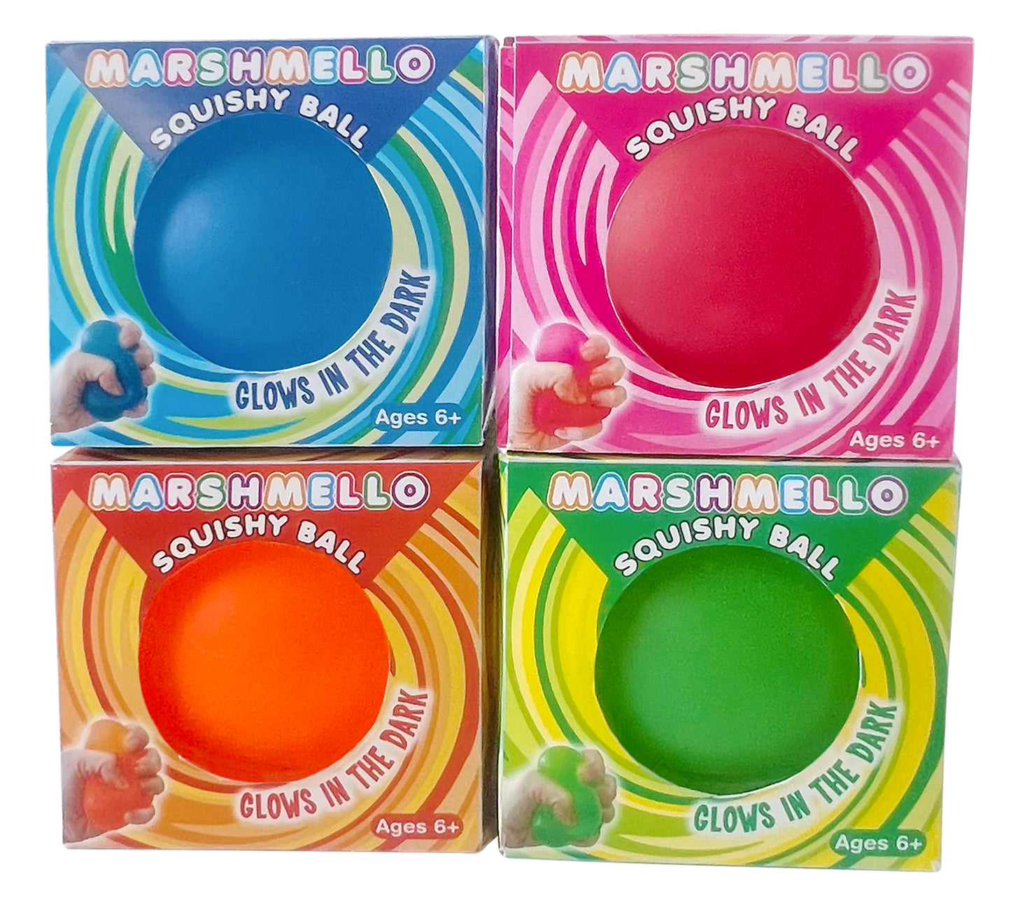 Marshmello Glow In Dark Squishy Ball