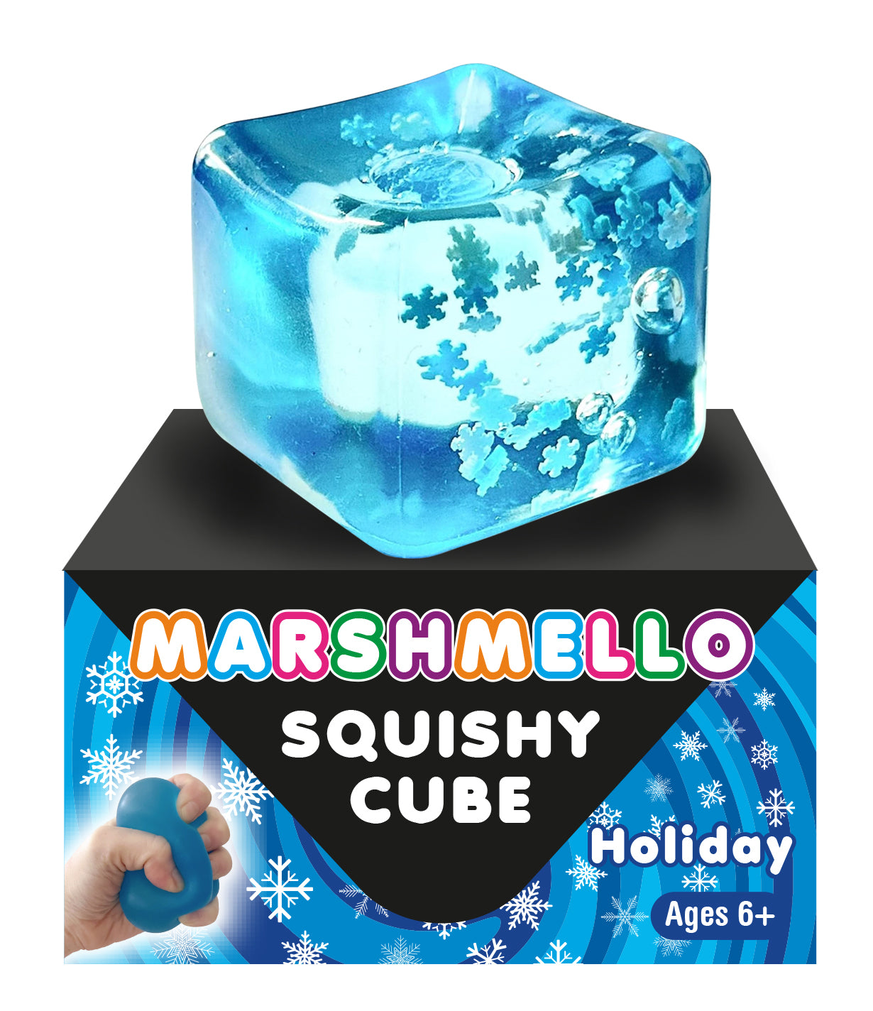 Marshmello Squishy Holiday Cube