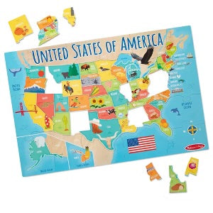 USA Map Floor Puzzle