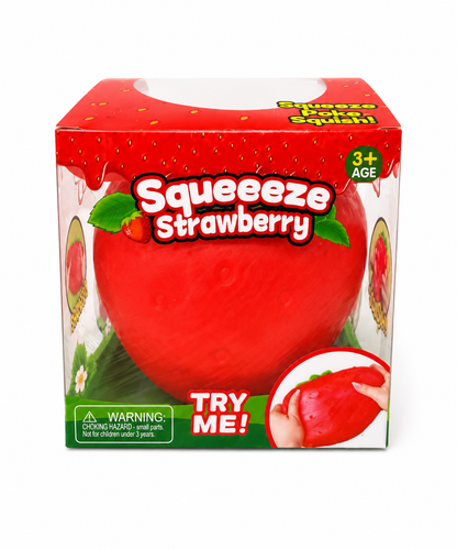 4" Strawberry Squeeze Toy MSS26
