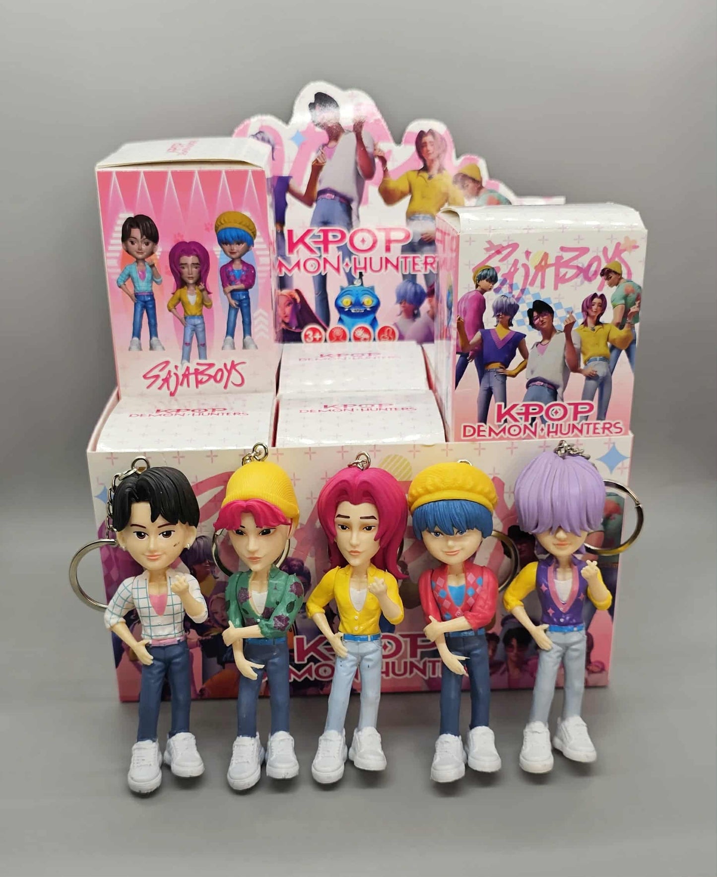 K-Pop Demon Hunters Saja Boys Keychains