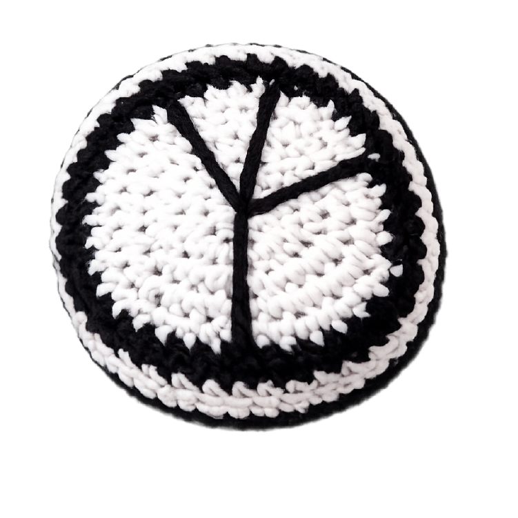 Extreme Kick Pouch – Retro  & Hand-Knitted Footbag
