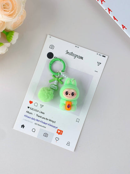 Labu Hot-Selling Cute Keychain for Girls,Car Key Accessory