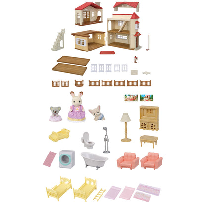 Calico Critters Red Roof Country Home Gift Set