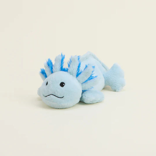 Blue Axolotl Warmies Junior