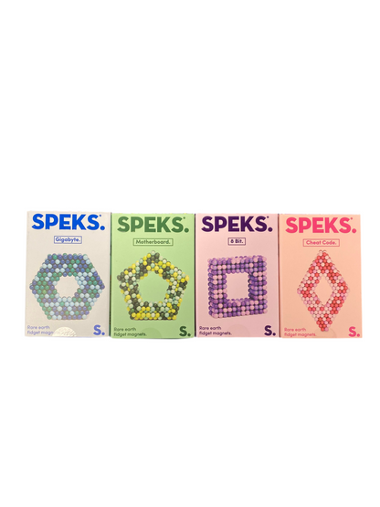 Speks 432 Fidget Magnets - Pixel Mix