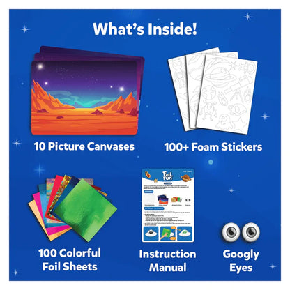 Foil Fun Up in Space