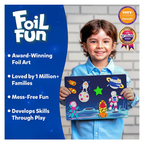 Foil Fun Up in Space