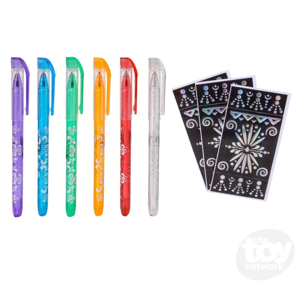 HENNA TATTOO PEN 6" 12CT