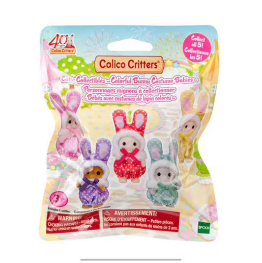 Cutie Collectibles - Colorful Bunny Costume Babies