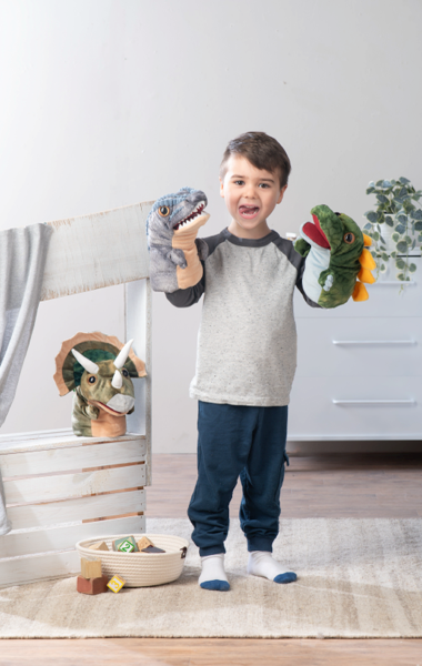Dino Hand Puppet 10 inch