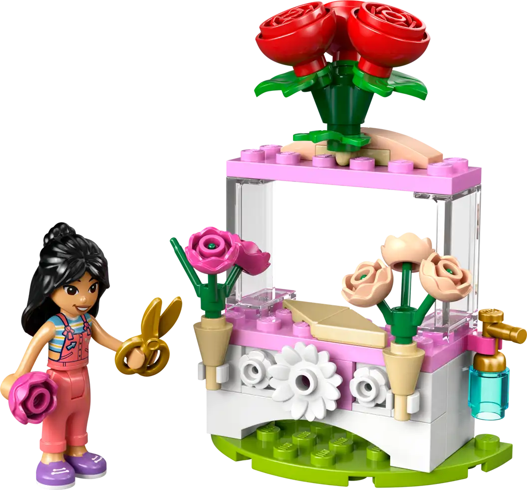 Flower Stand With Roses
