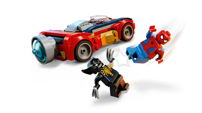 Spider-Man Car Vs. Venomized Wolverine