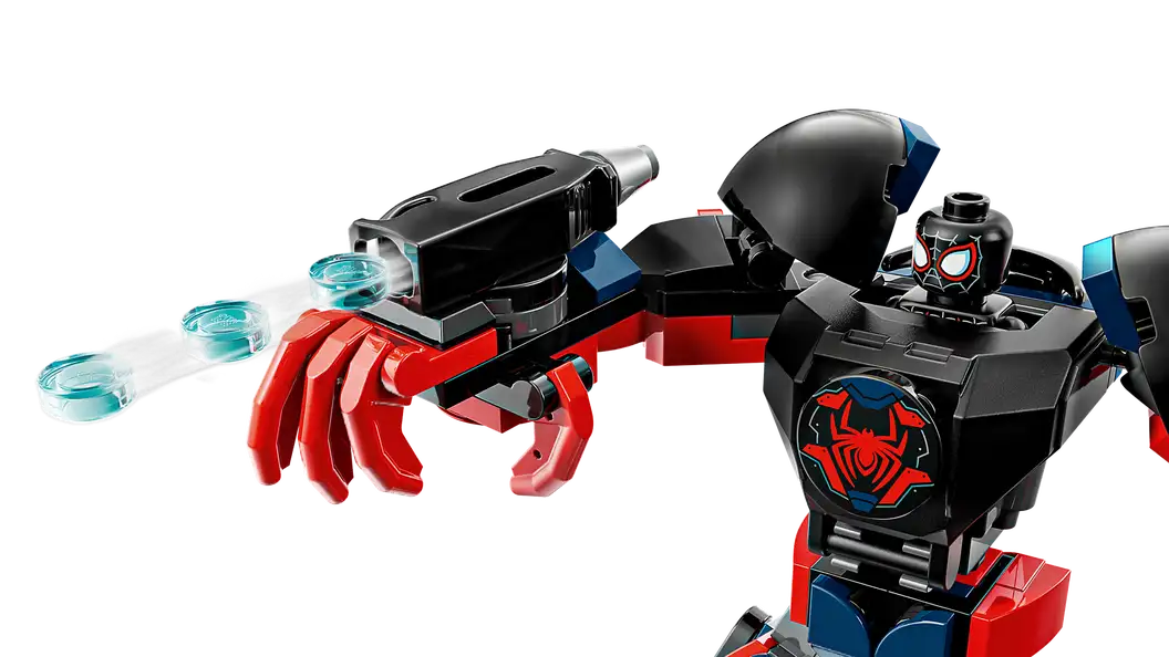 Miles Morales Mech Vs. Spider-Man 2099